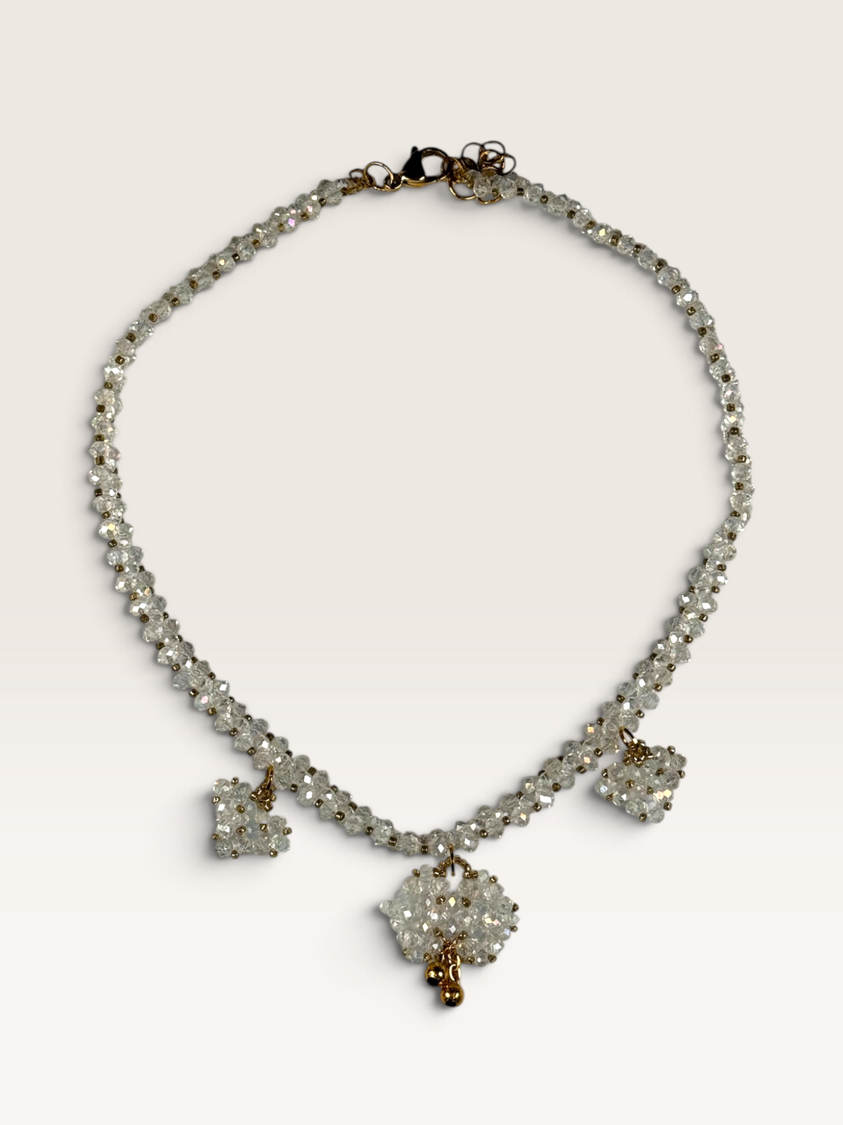 Collana Girocollo Cristalli e Acciaio LUCE BUTTERFLY