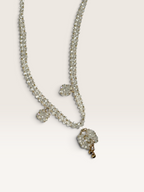 Collana Girocollo Cristalli e Acciaio LUCE BUTTERFLY