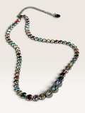 Collana in Cristalli Silver e Multicolor