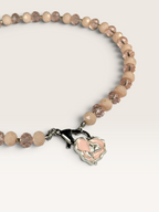 Collana Rosa Cipria con Rosellina