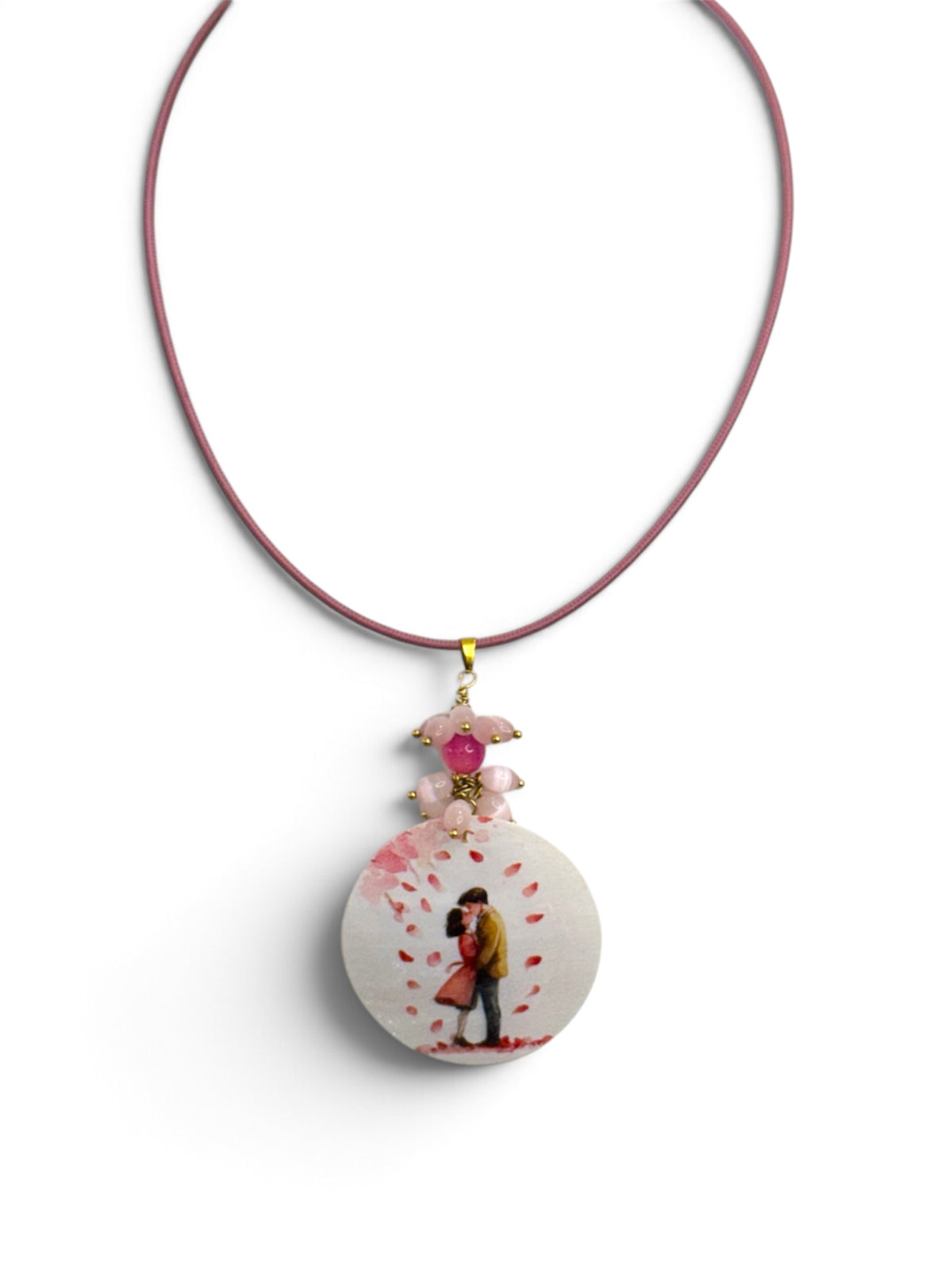 Collana Grafica - Opale e Giada