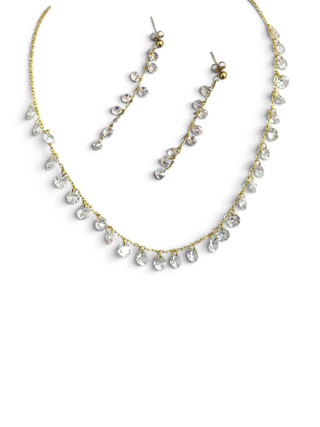 Set Collana e Orecchini - Cristalli
