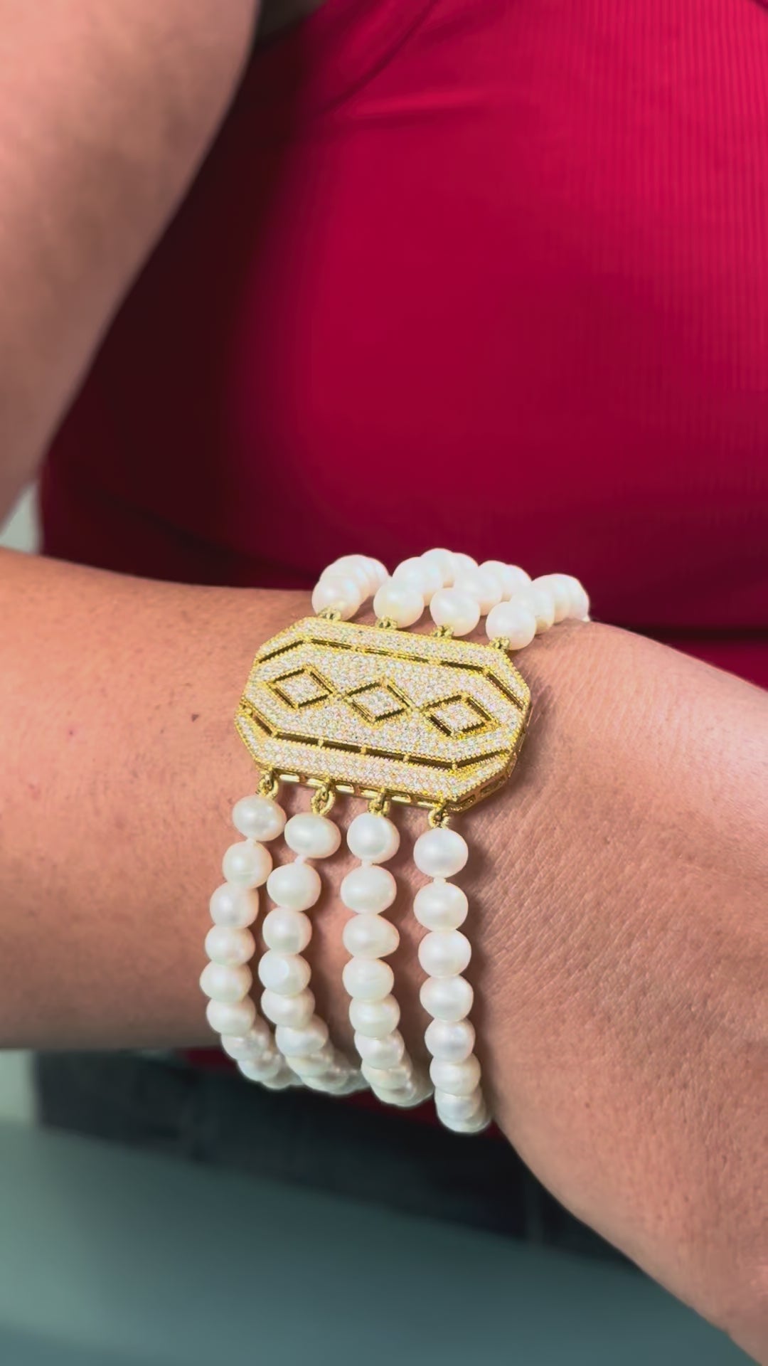 Bracciale Art-Deco SAINT PEARL